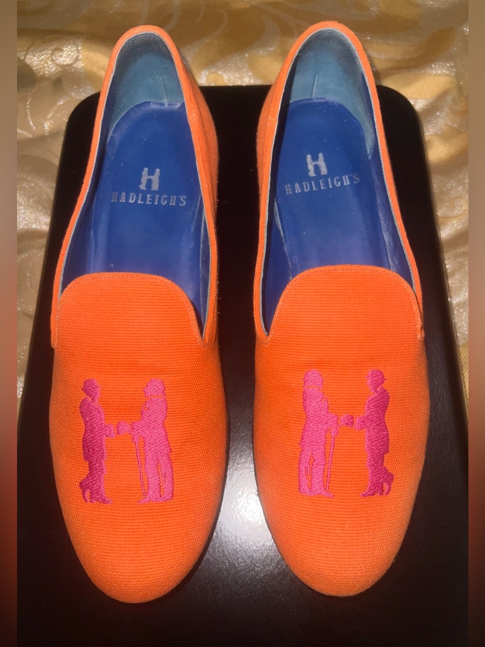 Hadleigh's Audrey Embroidered Gentleman Loafer 38.5